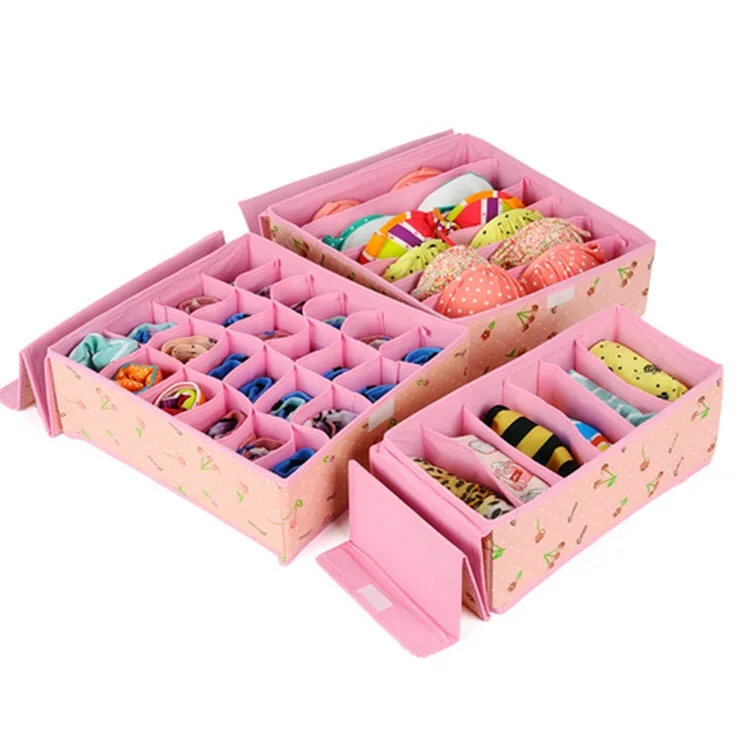 Wholesale Fabric Storage Box 4pcs Set Foldable Closet Underwear Organizer, Optional
Wholesale Fabric Storage Box 4pcs Set Foldable Closet Underwear Organizer, Optional