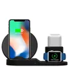 For samsung android ios newest wireless charger stand 3 in 1 for apple watch for iphone for airpods 10w fast charging exw