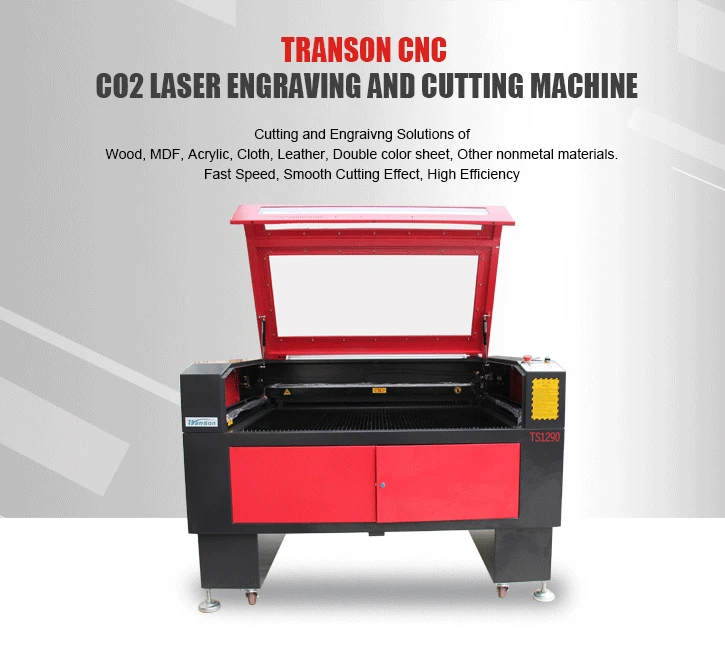 China 1290 100W Acrylic Wood Leather CO2 Laser Cutter With CE FDA