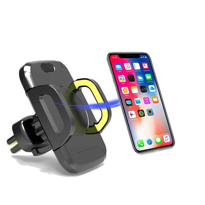 Universal Automatic Car Phone Holder Wireless Car Phone Charger Mount QI Wireless Charge Holder for Smart Phone, Black
Universal Automatic Car Phone Holder Wireless Car Phone Charger Mount QI Wireless Charge Holder for Smart Phone, Black