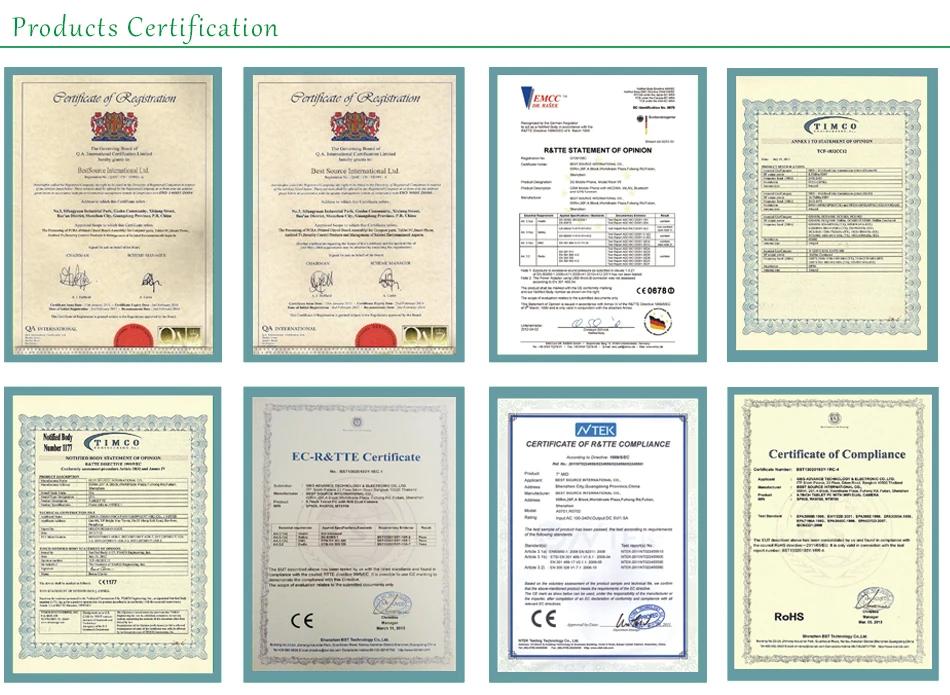 certification