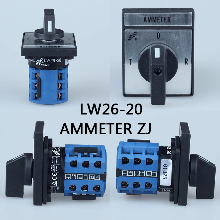 Lw2620 Ammeter Ammeter Switch Selector Switch With 3 Current
