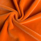 100% polyester warp knitted plain garment dyed home textile fabric for sofa