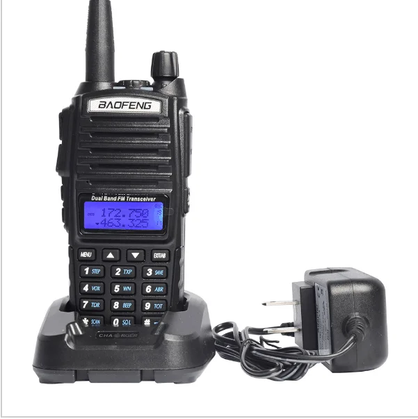 Nouveau Portable Radio Talkie-walkie Baofeng UV-82 Avec &Eacute;couteurs Bouton CB Jambon Radio Vhf Uhf Bi-bande Baofeng UV 82 UV82 - ANKUX Tech Co., Ltd
