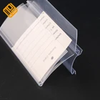Plastic Clear Ticket Holder Large Inserts Talker Sign Price Holder