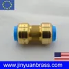 Brass Fittings push fit Coupling quick connector Straight connector push fitting