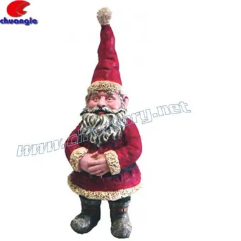 santa claus resin statue