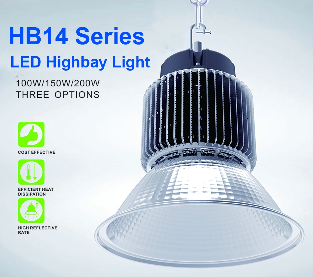 High quality led industrial light 150w aluminum highbay light led  lighting