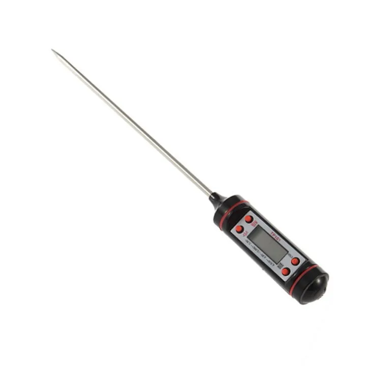 Best Selling Digital Cooking Thermometer Food Probe Meat Kitchen BBQ Selectable Sensor Gauge Heat Indicator free shipping