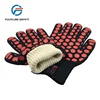 High quality aramid silicone weld heat resistant fireproof work glove