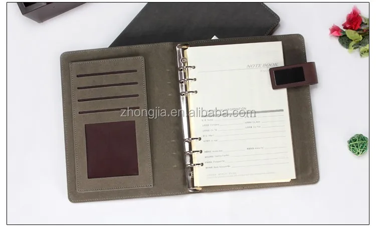 best custom a5 leather planner organizer notebook