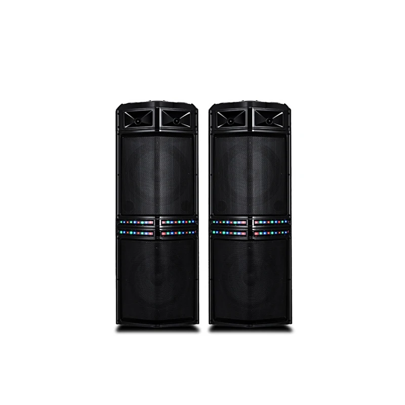 Professional Active Stage Speaker Wooden Wireless Karaoke Subwoofer Active 2.0 Stage Speaker Home Theater Speaker - ANKUX.COM