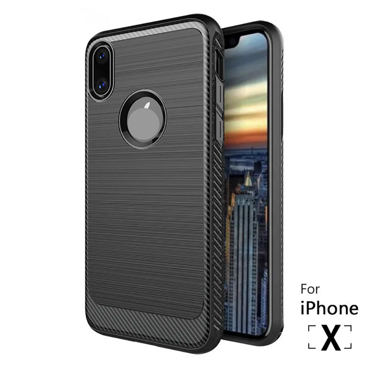 360 degrees Protective carbon fiber TPU mobile phone cover case for iphone X 10, Black;navy;gray
360 degrees Protective carbon fiber TPU mobile phone cover case for iphone X 10, Black;navy;gray