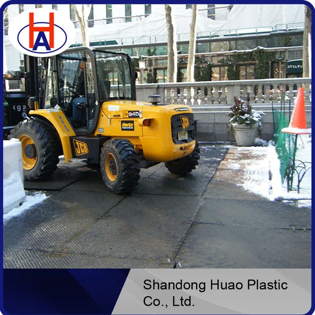 HDPE ground protection mat any color as your orde / hdpe track floor mat with customized size