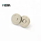 Factory wholesale price handbag custom magnetic snap bag clasps metal magnet snap button for bag