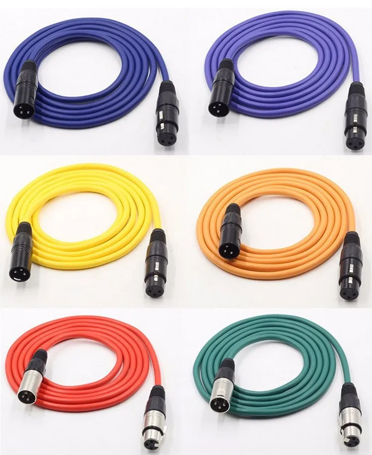 TOP quality XLR Male to Male Audio Line Mixer Microphone Cable DMX Signal Cable - ANKUX.COM