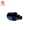 china hdpe pipe Outlet Approved black plastic HDPE pipes for Water Supply