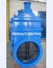 Ductile cast iron resilient seated non rising stem wedge gate valve PN16