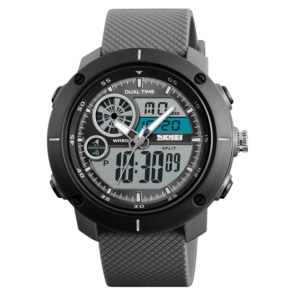 skmei 1361 sports watches men digital watch display double face watch, Military green
skmei 1361 sports watches men digital watch display double face watch, Military green