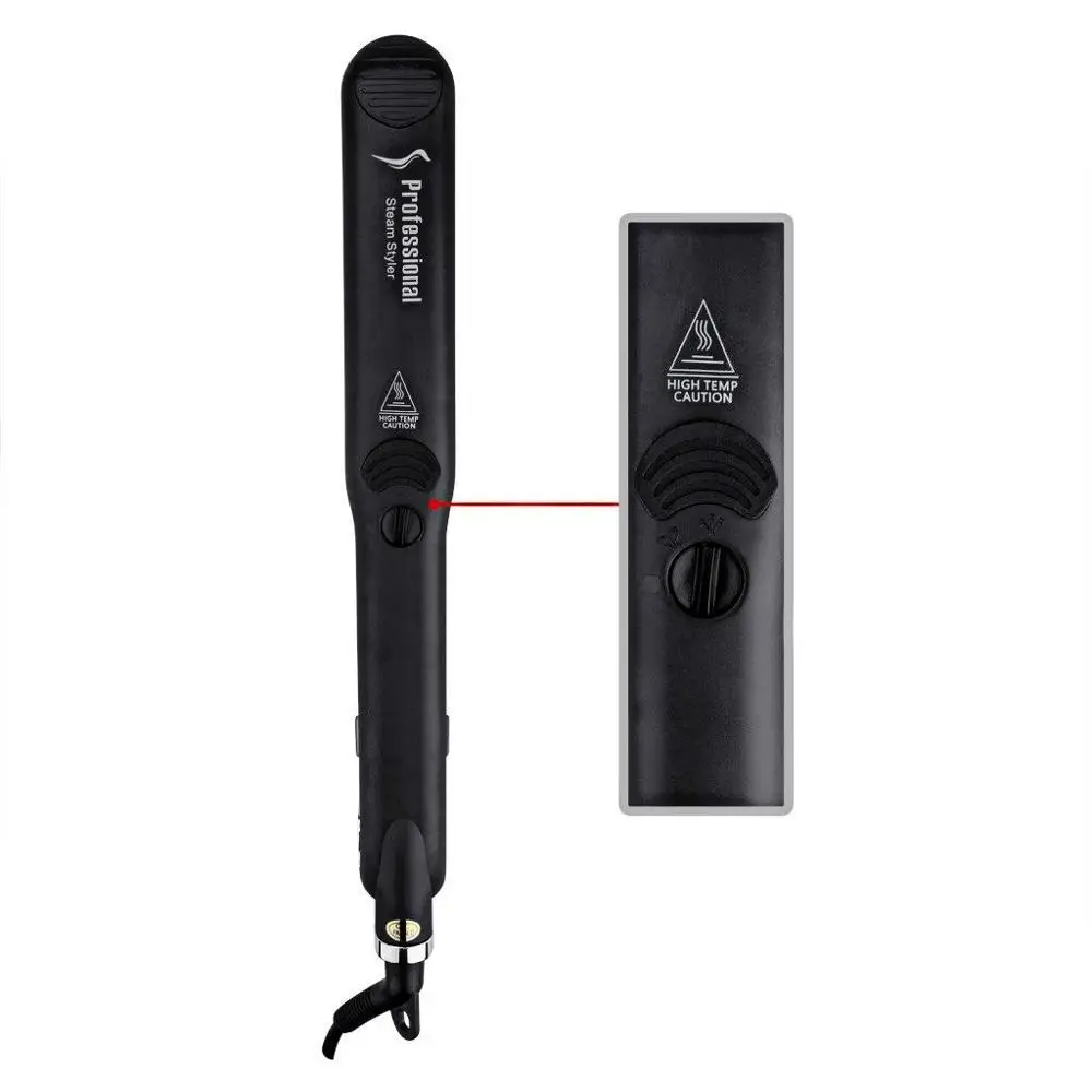 2017 Hot Sell Flat Iron Custom Professional Tourmaline Fast Ceramic Steam Hair Straightening