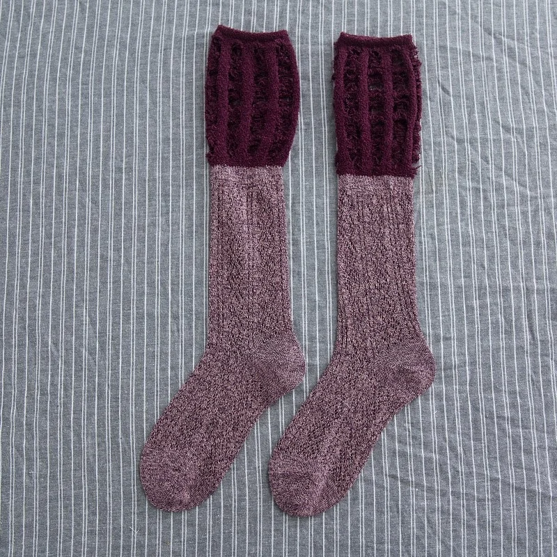 christmas knee high socks