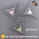 PU Leather label for garment handbag shoes IN STOCK AVAILABLE 2019 New Design Fashion Particular with metal embroidery