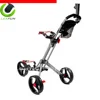 GreenHill Push Pull Aluminium Lightweight 3 Wheel Golf Trolley Buggy Made in china