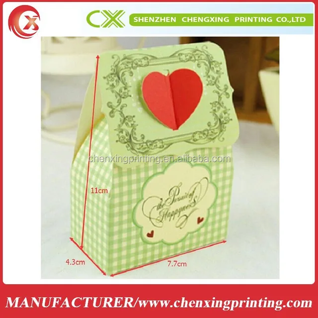 fit for wedding party gift box baby shower heart shaped candy