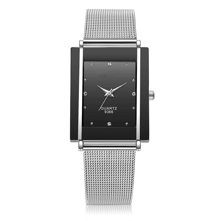 Fashion Crystal Square Dial Watches Ladies Elegant Stainless steel Mesh Band Simple Analog Quartz Wrist Watch(KKWT82020), As the picture
Fashion Crystal Square Dial Watches Ladies Elegant Stainless steel Mesh Band Simple Analog Quartz Wrist Watch(KKWT82020), As the picture