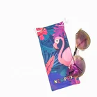 Colourful small drawstring pouch sport eyeglass pouch sunglass soft case