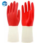 Best selling latex slip-resistant reusable waterproof cleaning kitchen gloves