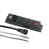USA furniture 4 way electrical extension outlet power strip with button switch