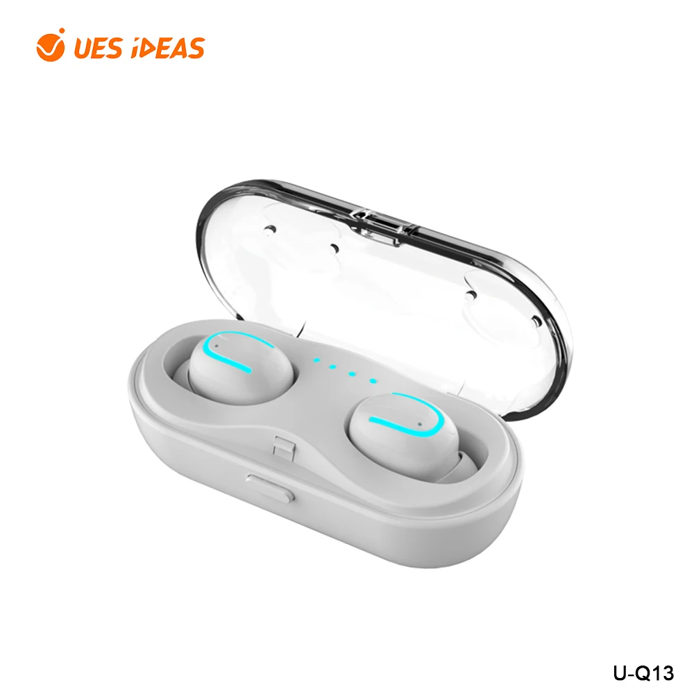 

Dual Ear True Bluetooth TWS Wireless Earbuds with Charging Pod, Black;blue;brown;gold;orange;red;silver;white;yellow