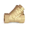 1/2" Inch Safe high quality brass strainer check valve price list