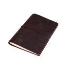 Amazon Custom Refillable Leather Journal Plain Soft Cover Diary Planner A5 B5 Traveler Lined Blank Page Customize Logo