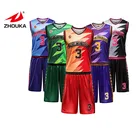 latest sublimation reversible basketball jersey customized design basketball jerseys uniforms