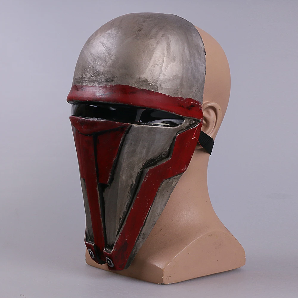 Movie Star Wars Knights of the Old Republic Darth Revan Mask Cosplay Helmet Masks Adult Latex Halloween Party Prop (3)