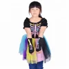 Wholesale Rainbow Skeleton Baby Girl Dress Halloween Clothes Costumes
