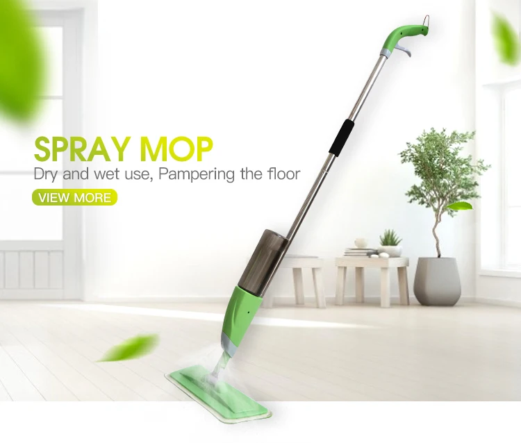 Wholesale 2 In 1 Microfiber Adjustable Telescopic Spray Wet Mop