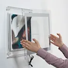 wall mounted acrylic picture photo frame customized size