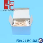 Single Tipped Cotton Applicator/Cotton Tip Applicator/ Wooden Cotton Applicator