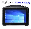 HIDON Cheapest Factory10" IP65 waterproof NFC/1D/2D Rugged Tablet, rugged tablet pc with Dual OS Choose MIL-STD-810G