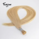 100% Brazilian Straight wave I Tip Human Hair Extension Blond 613 Color 0.8 Mini Virgin Remy Hair