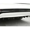 ABS Gloss Black Rear Bumper Diffuser Lip Spoiler Shark Fin Kit Sticker for Universal Cars add on style