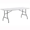 wholesale portable HDPE round plastic folding table