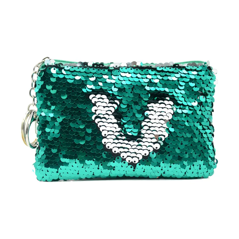 Reversable sequin coin purse customized colorful colors clutch purse with key ring for hot sale purse, Custom made
Reversable sequin coin purse customized colorful colors clutch purse with key ring for hot sale purse, Custom made