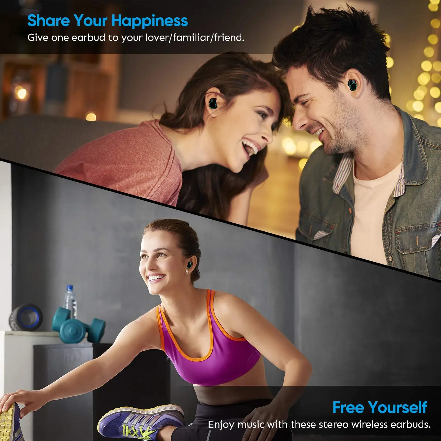 Battery 4000 mAh headset earphone best bluetooth wireless headphones - ANKUX.COM