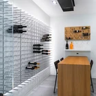 Wholesale High Quality Wall mounted wine rack pegs Aluminium wine pegs For home bar decorative