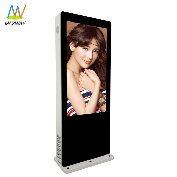 55 Inch Large Big Outdoor Advertising Lcd Display Screen Tv Floor Stand Digital Signage Kiosk