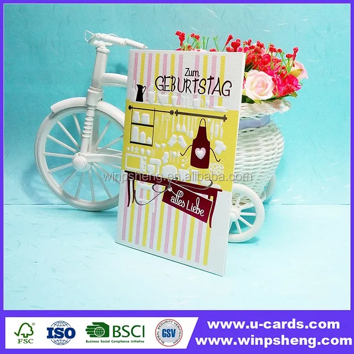 fancy paper folded handmade birthday greeting card designs